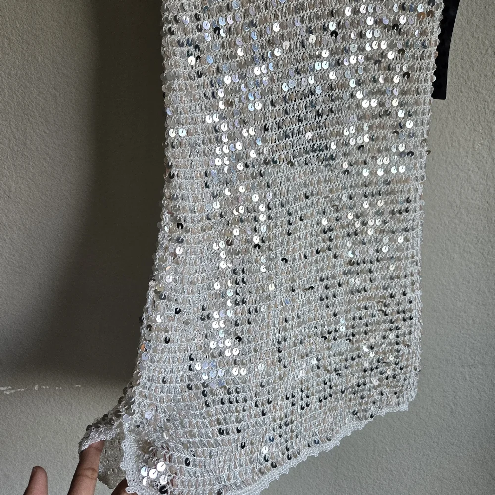 Retrofete Elliana Sequin Crochet Dress - Picture 9 of 12